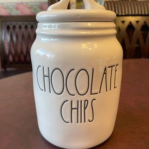RAE DUNN CHOCOLATE CHIP CANISTER